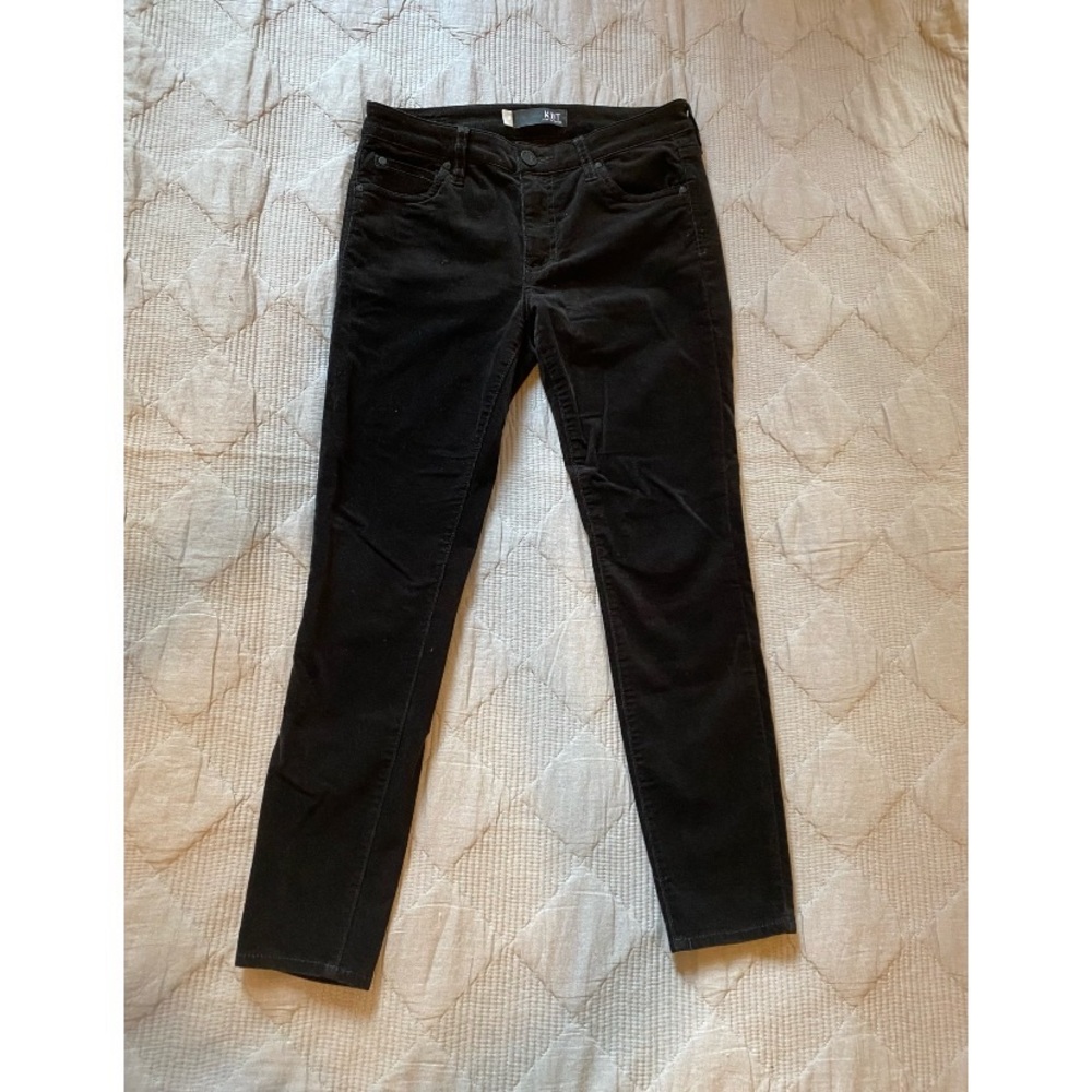 Black Skinny Corduroys